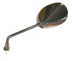 RETROVISOR MINI BIZ125 LADO DIREITO PRETO