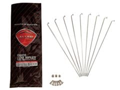 RAIO DIANTEIRO CG/TITAN125 TAMBOR CROMADO C/ 36 PEÇAS