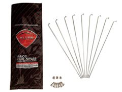 RAIO DIANTEIRO BROS160 DISCO 4MM CROMADO C/ 36 PEÇAS