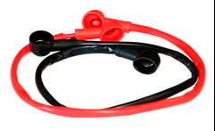 CABO BATERIA UNIVERSAL P/ ADAPTAR PRETO/VERMELHO
