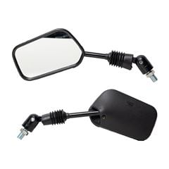 RETROVISOR MINI ARTICULADO TITAN150 05-13 PRETO