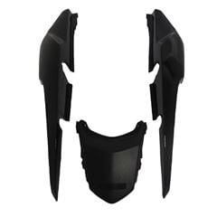 CARENAGEM LATERAL TRASEIRO FAN160 22-23 PRETO C/ 3 PEÇAS