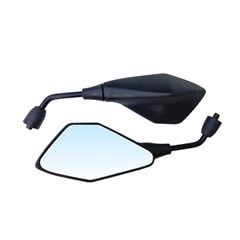 RETROVISOR Z400 HASTE 9MM PRETO