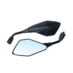 RETROVISOR Z400 HASTE 12MM PRETO