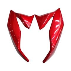 CARENAGEM LATERAL TANQUE TITAN160 24 VERMELHO