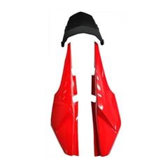 CARENAGEM LATERAL TRASEIRO RABETA FAN160 24 VERMELHO