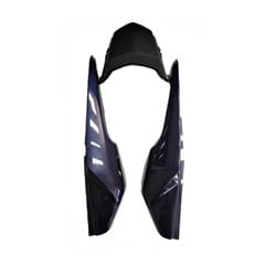 CARENAGEM LATERAL TRASEIRO RABETA FAN160 24 CINZA
