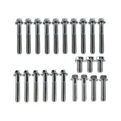 KIT PARAFUSO TAMPA MOTOR BIZ125 ZINCADO C/ 23 PEÇAS