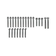 KIT PARAFUSO TAMPA MOTOR BROS125-150 ZINCADO C/ 23 PEÇAS