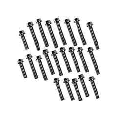 KIT PARAFUSO TAMPA MOTOR FAN/ITAN160 ZINCADO C/ 22 PEÇAS