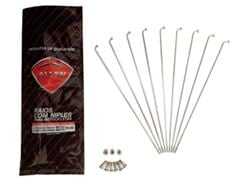 RAIO TRASEIRO BIZ100-125/POP100 ZINCADO C/ 36 PEÇAS