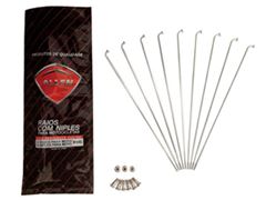 RAIO TRASEIRO NX150/XR200 INOX C/ 36 PEÇAS