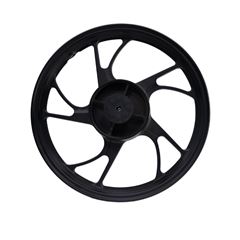 RODA ALUMÍNIO DIANTEIRA BIZ100-125 TAMBOR PRETO 10 PONTAS