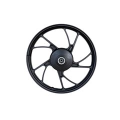 RODA ALUMÍNIO DIANTEIRA TITAN150 DISCO 04 PRETO 10 PONTAS