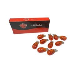 LÂMPADA PISCA ESMAGADA 12VX10W AMBAR C/ 10 PEÇAS