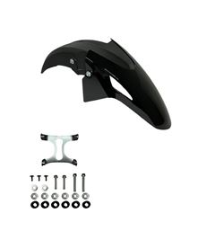 PARALAMA DIANTEIRO A+B TITAN160 C/SUPORTE 2025 PRETO