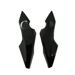 CARENAGEM LATERAL FAROL TITAN160 2025 PRETO METALICO