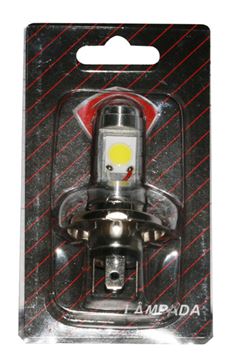 LÂMPADA FAROL H4 LED 1200LM 12VX12W