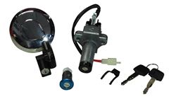 CONJUNTO TRAVA IGNIÇÃO TAMPA GASOLINA TITAN150 08