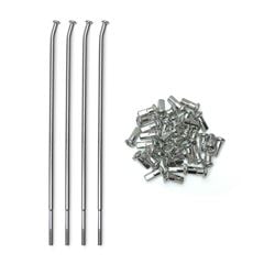 RAIO TRASEIRO CRF250F DISCO 19 4MM CROMADO C/ 36 PEÇAS