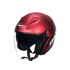 CAPACETE ABERTO CITYLIGHT RED FOSCO 56