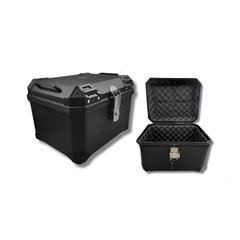 BAU 45LT C/SUPORTE PRETO